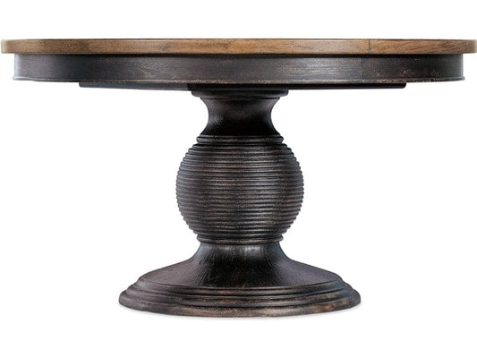 Hooker Furniture Casual Dining Americana Round Pedestal Dining Table w/1-22in leaf
