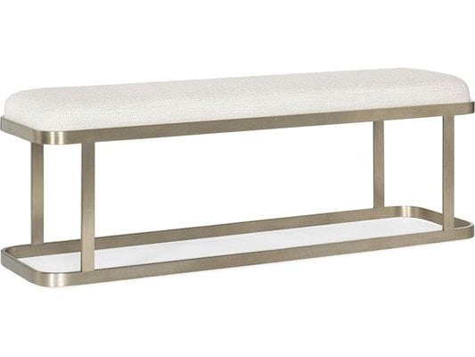 Hooker Furniture Bedroom Linville Falls River Branch Upholstered Bench