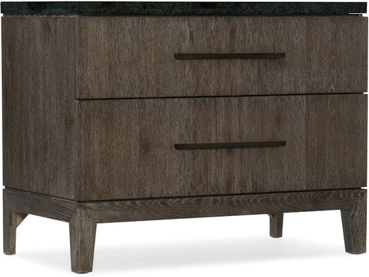 Hooker Furniture Bedroom Miramar Aventura San Marcos Stone Top Nightstand