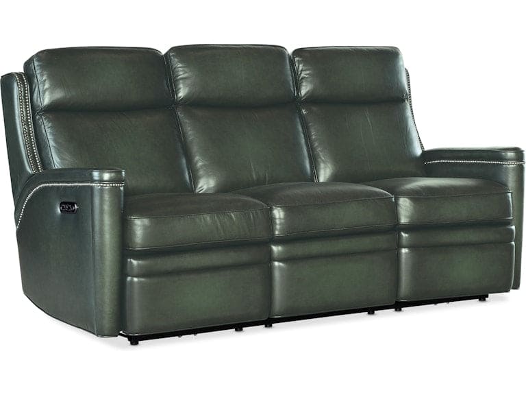 Hooker Furniture Living Room Hamilton Power Sofa w/Power Headrest
