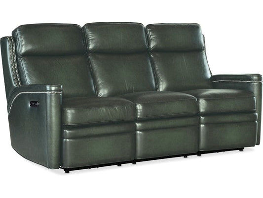 Hooker Furniture Living Room Hamilton Power Sofa w/Power Headrest