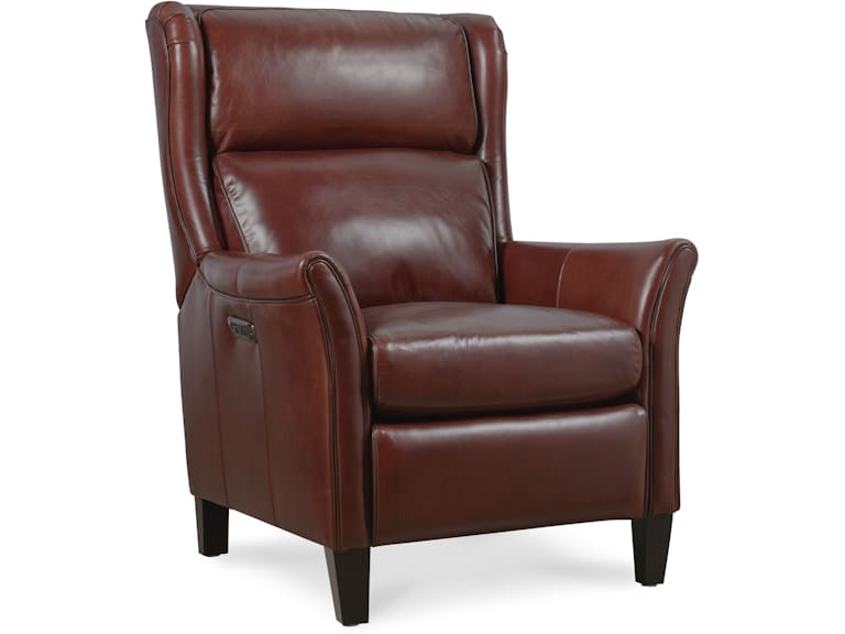 Hooker Furniture Living Room Henley Power Recliner with Power Headrest