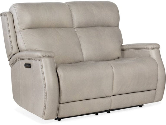 Hooker Furniture Living Room Rhea Zero Gravity Power Recline Loveseat with Power Headrest