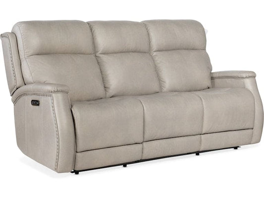 Hooker Furniture Living Room Rhea Zero Gravity Power Recline Sofa with Power Headrest