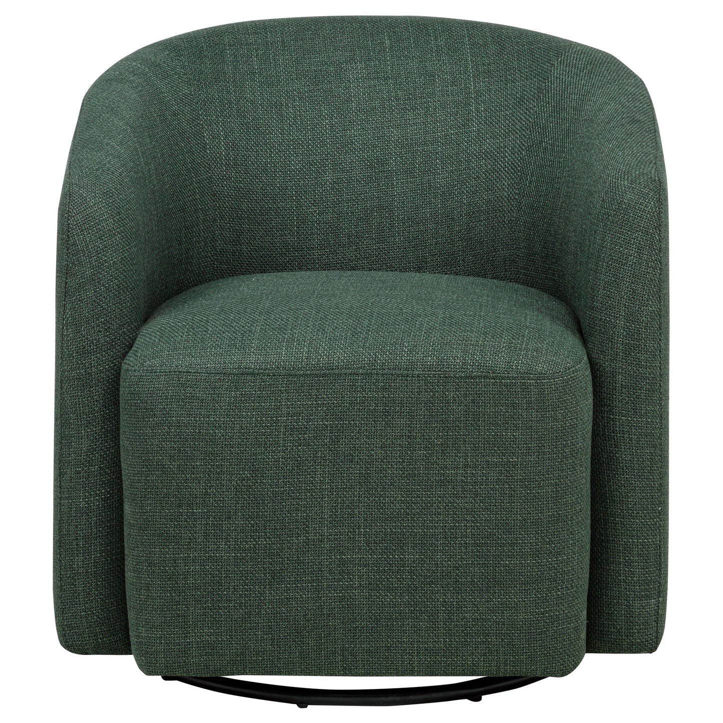 Mossbrook Fabric Upholstered Swivel Accent Chair Green