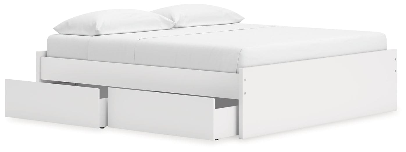 Ashley Express - Onita King Platform Bed with 2 Side Storage
