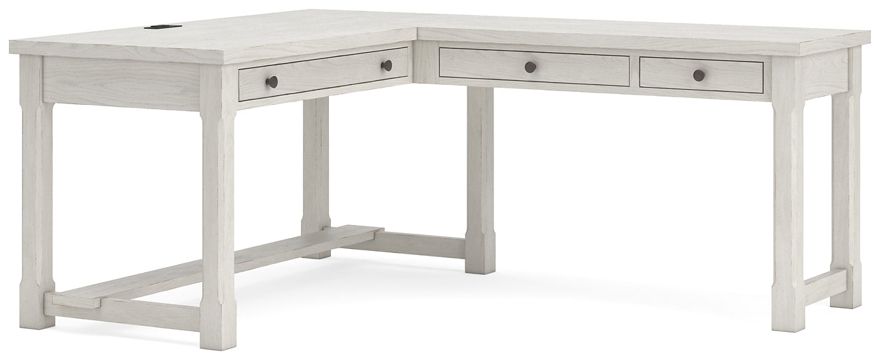 Robbinsdale L-Shaped Home Office Desk
