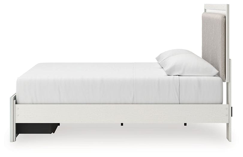 Zuraleus King Upholstered Panel Platform Storage Bed