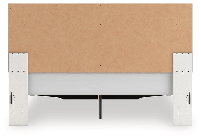 Zuraleus King Upholstered Panel Platform Storage Bed