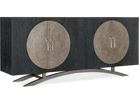Hooker Furniture Home Entertainment Melange Nolita Four Door Entertainment Console