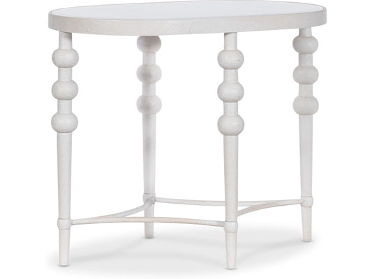Hooker Furniture Living Room Melange On the Bright Side Oval End Table