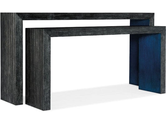 Hooker Furniture Living Room Melange Halen Nesting Sofa Tables