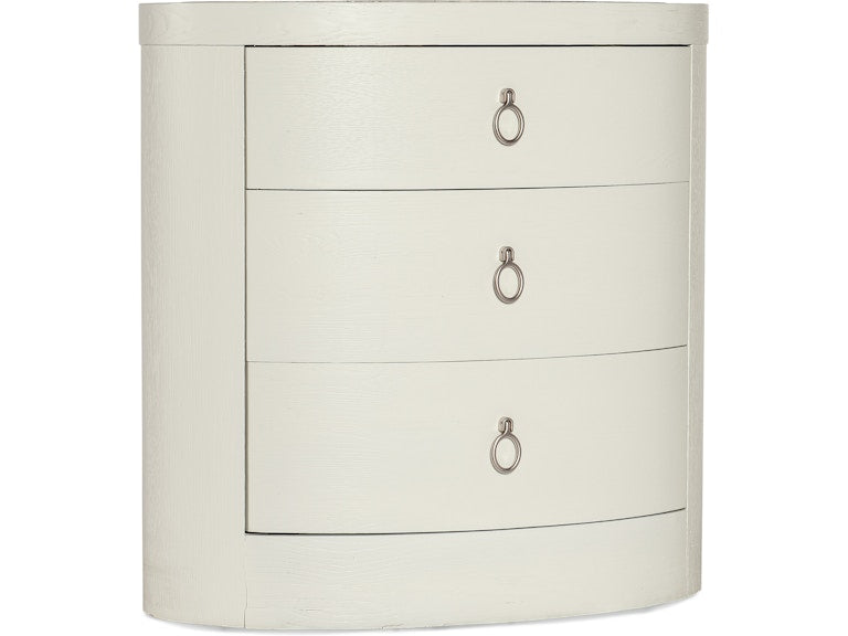 Hooker Furniture Bedroom Serenity Wavecrest Oval Nightstand