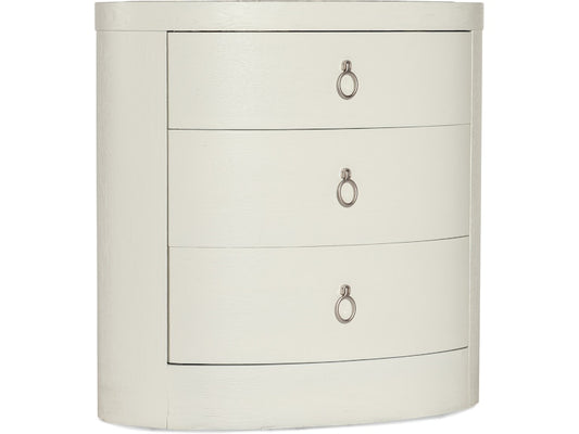 Hooker Furniture Bedroom Serenity Wavecrest Oval Nightstand