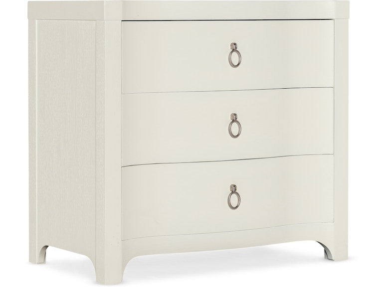 Hooker Furniture Bedroom Serenity Antigua Three Drawer Nightstand