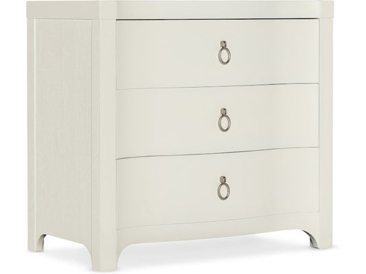 Hooker Furniture Bedroom Serenity Antigua Three Drawer Nightstand