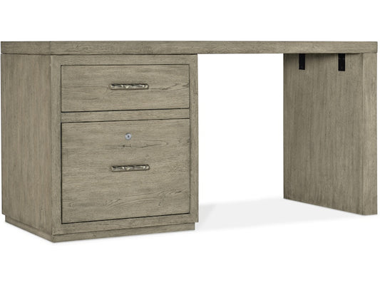 Hooker Furniture Home Office Linville Falls Desk - 60in Top-Small File and Leg