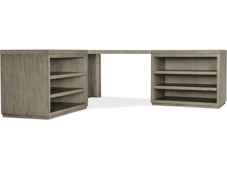 Hooker Furniture Home Office Linville Falls Corner Combo-2-36in Tops-2 Open