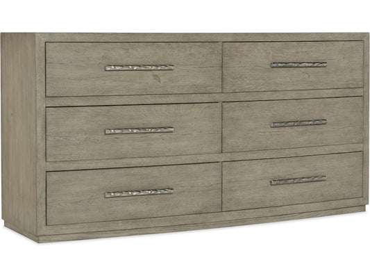 Hooker Furniture Bedroom Linville Falls Chimney Gap Six Drawer Dresser