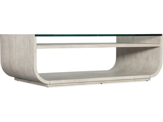 Hooker Furniture Living Room Modern Mood Rectangle Cocktail Table