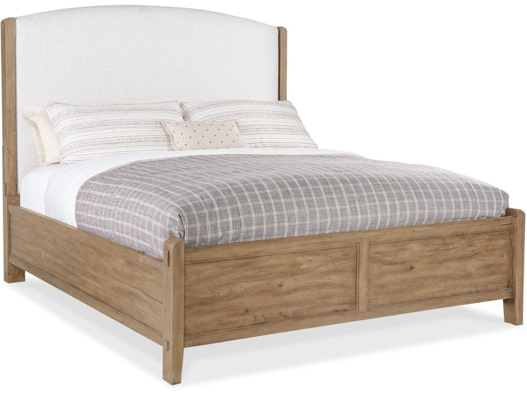 Hooker Furniture Bedroom Vineyard Row King Upholstered Bed
