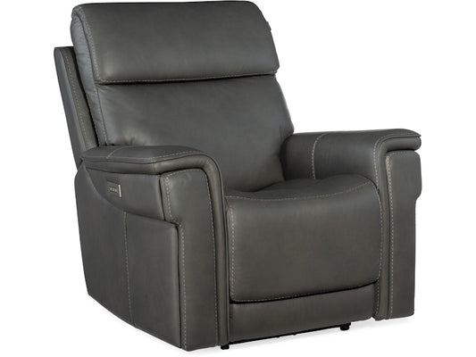 Hooker Furniture Living Room Lyra Zero Gravity Power Recliner with Power Headrest and Lumber
