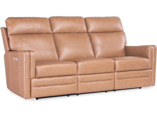 Hooker Furniture Living Room Twain Zero Gravity Power Sofa with Power Headrest and Lumbar