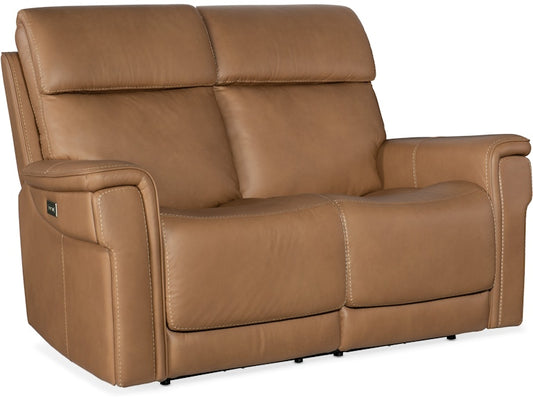 Hooker Furniture Living Room Lyra Zero Gravity Power Loveseat with Power Headrest and Lumbar