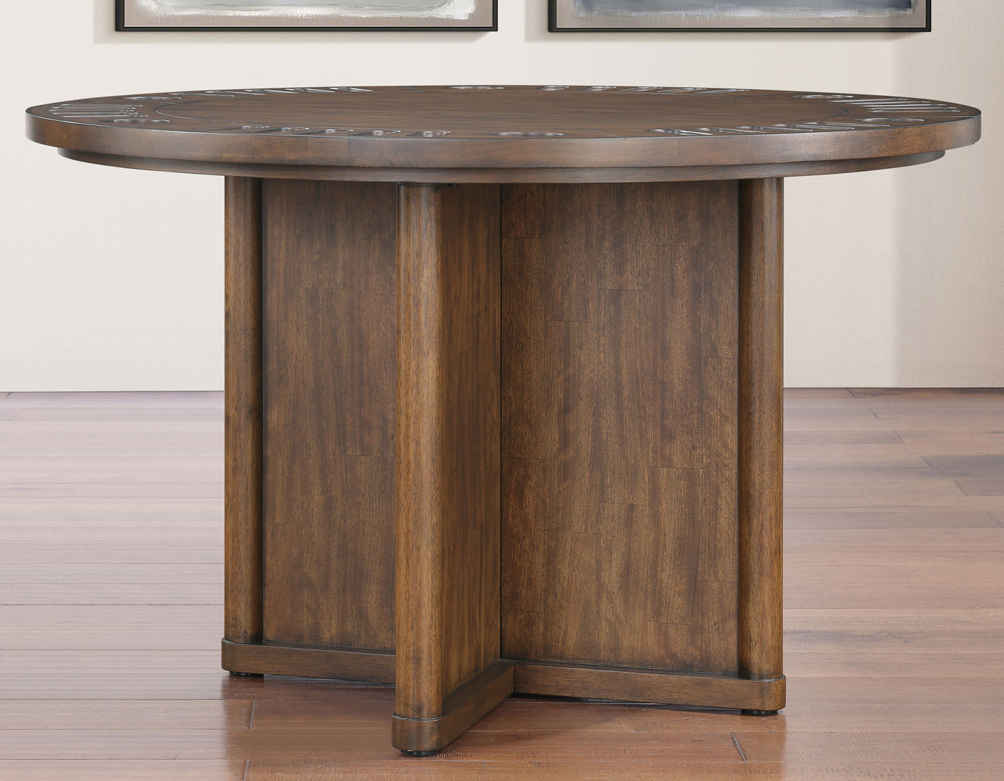 Cambridge 47.25″ Dining Table with Removable Folding Game Top
