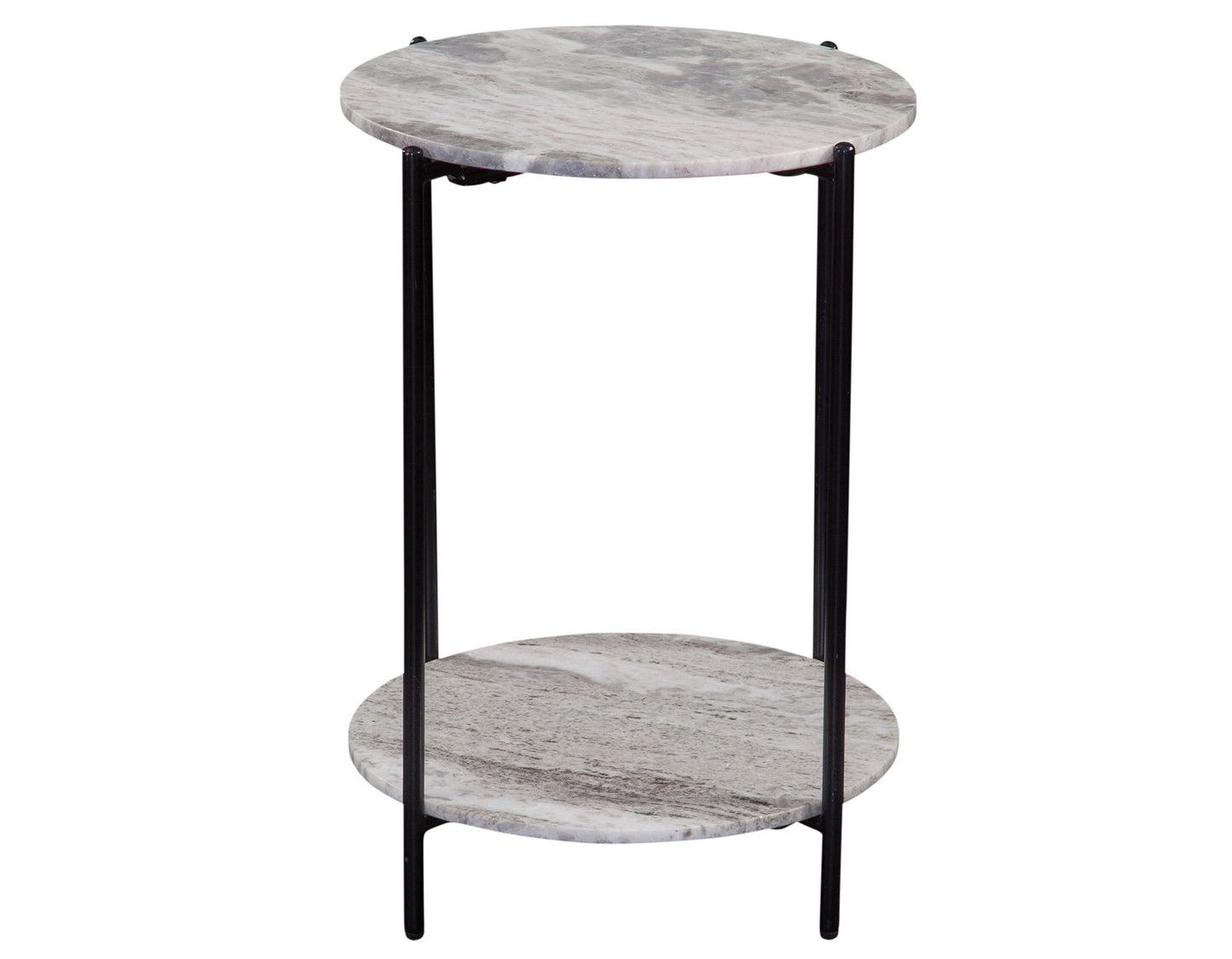 Coleen Sanwar Green Marble 18″ Round End Table