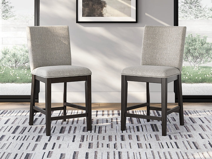 Ashley Express - Neymorton Upholstered Barstool (2/CN)