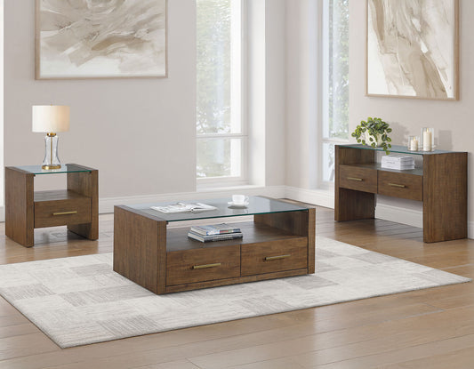 Garland, Glass Top
Cocktail Table, Castered
End Table