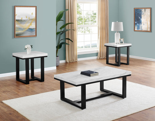 Artemis White Marble
Cocktail Table
End Table