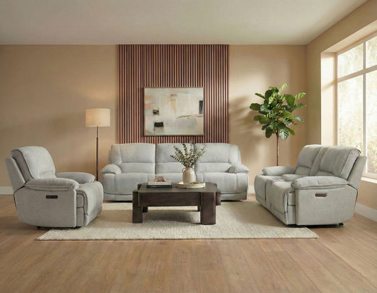 Olsen Dual-Power Zero-Gravity Reclining, Silver
117″ Sofa
97″ Console Loveseat
Recliner
