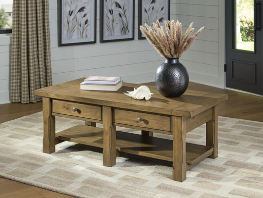 Ashley Express - Vandenmore Rectangular Cocktail Table