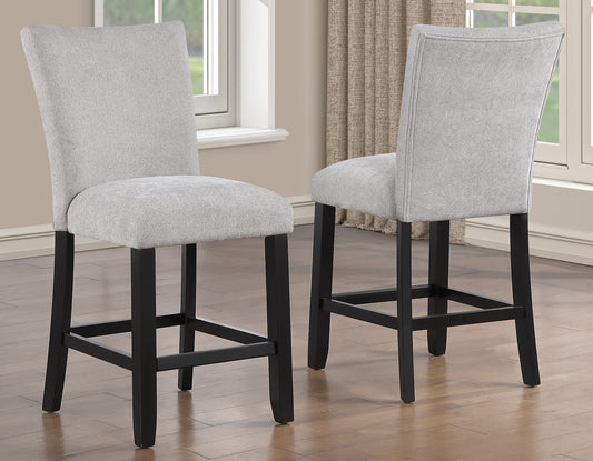 Artemis 24″ Counter Stool, Gray Chenille