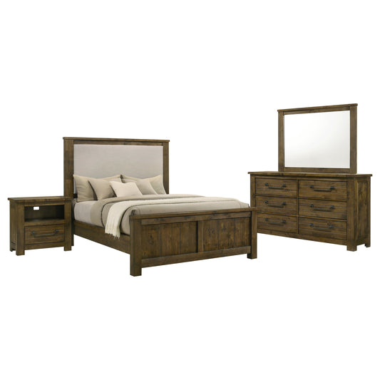 Doherty 4-piece Queen Bedroom Set Rustic Brown
