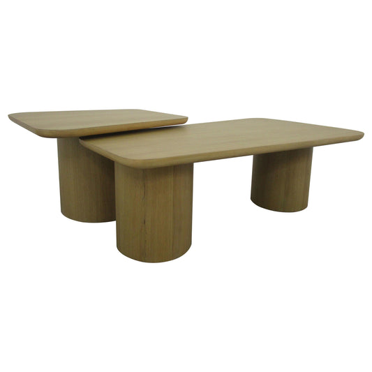 HP0426 Nesting Table 2 Pc Set Honey Oak