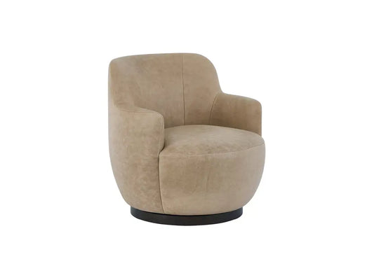 Universal Chloe Swivel Chair in Nehir Caribou