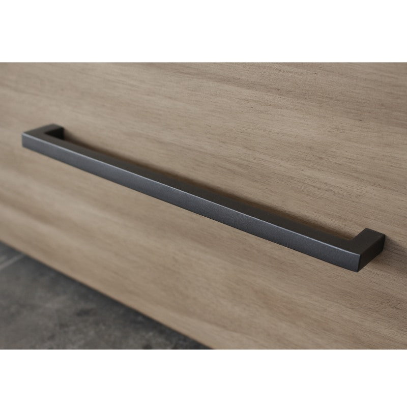 Paloma Queen Size Wooden Cabinet Bed in Natural Finish with USB Port, Drawer, and 6-Inch Tri-Fold Memory Foam Mattress