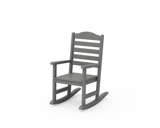 POLYWOOD Savannah Kids Rocking Chair — Slate Grey