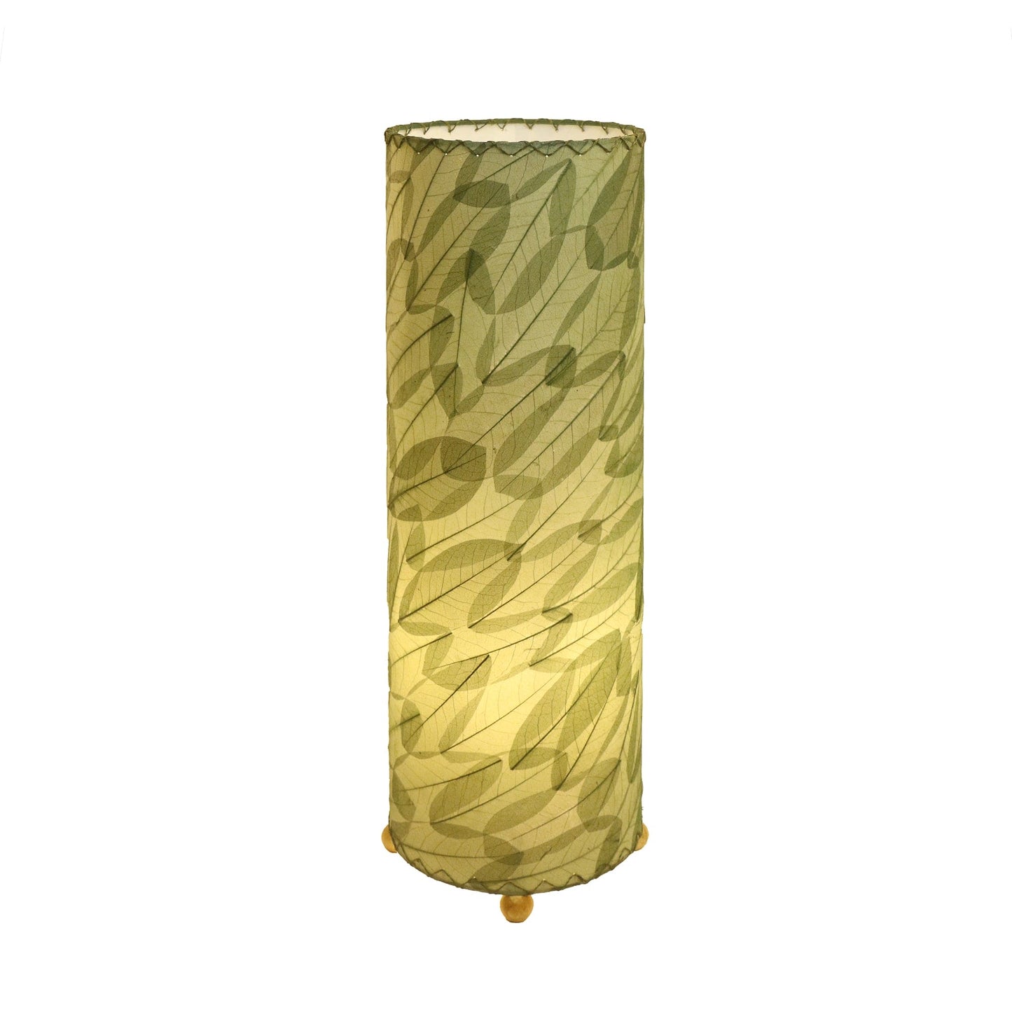 24 Inch Guyabano Leaf Cylinder Table Lamp