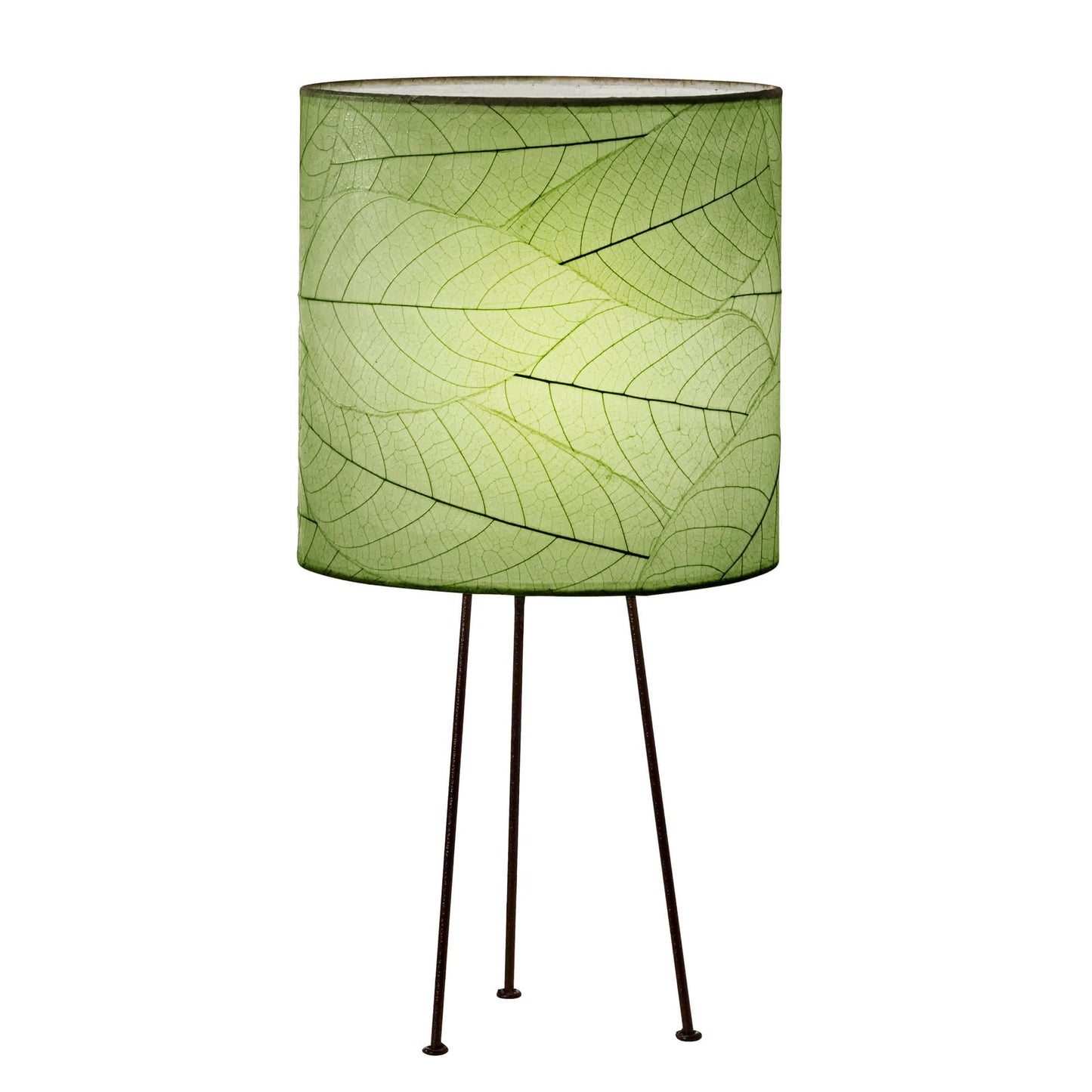 Metal Tripod Drum Table Lamp