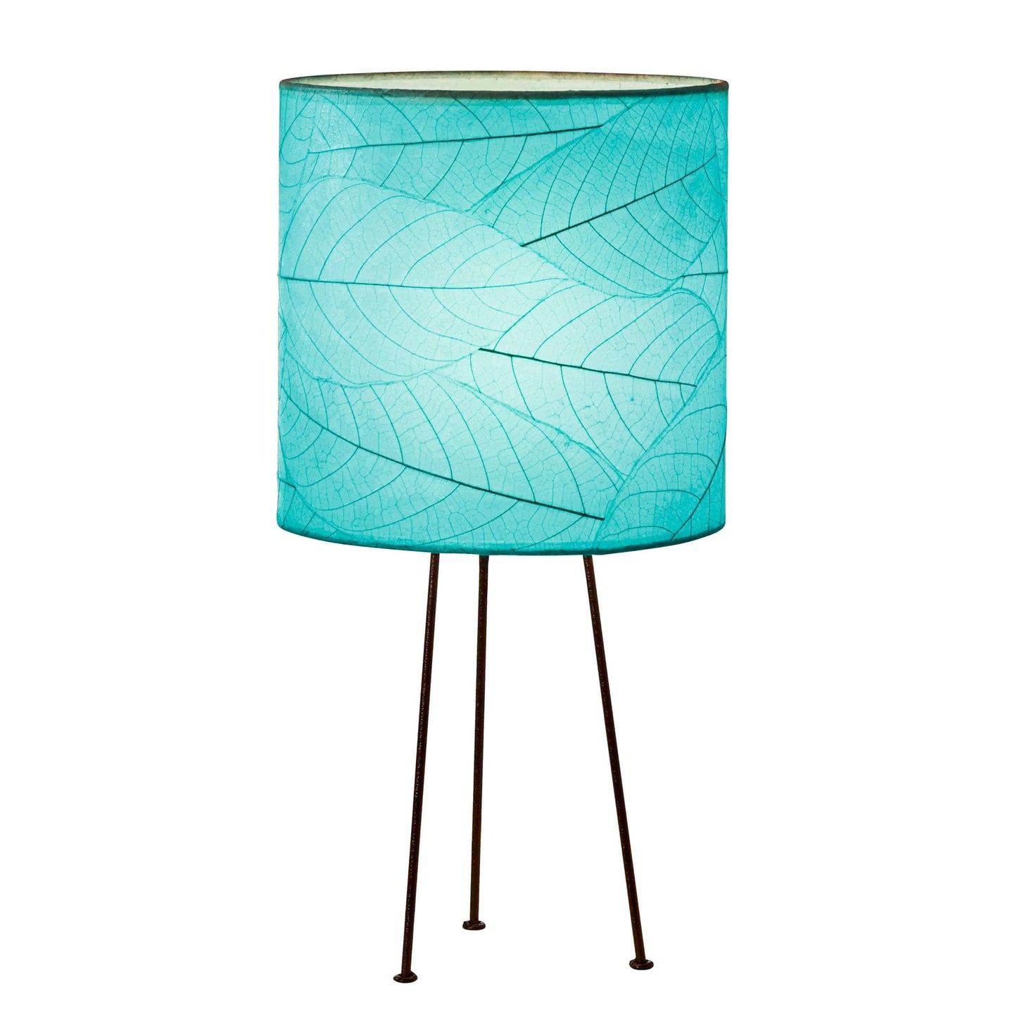 Metal Tripod Drum Table Lamp