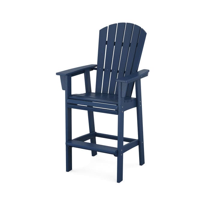 POLYWOOD Nautical Curveback Adirondack Bar Chair FREE SHIPPING