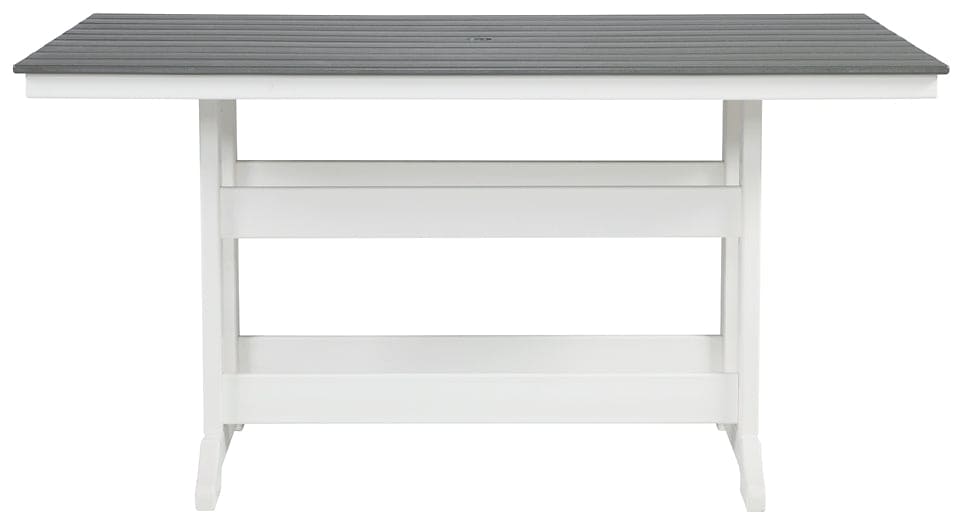 Transville RECT COUNTER TABLE W/UMB OPT