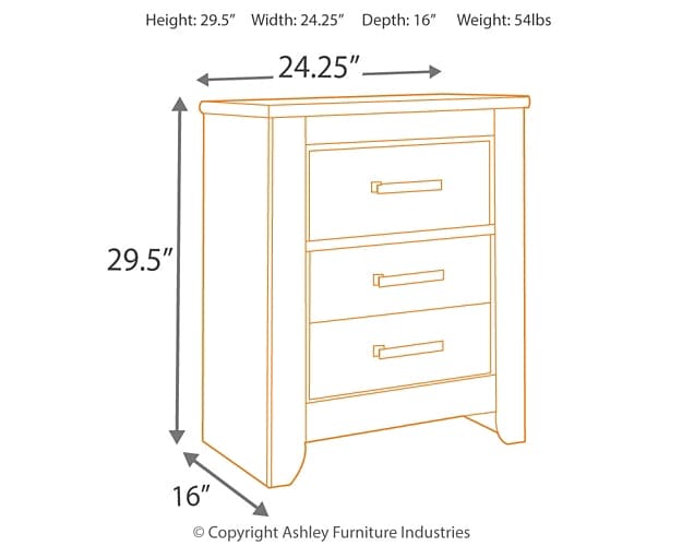Zelen Full Panel Bed with Mirrored Dresser, Chest and Nightstand