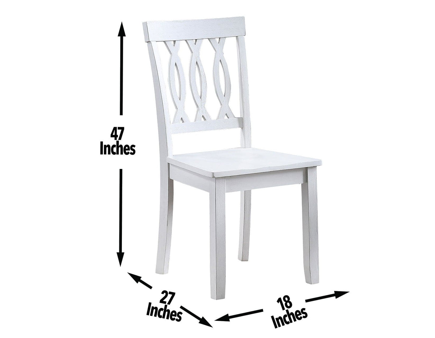 Naples Side Chair, White