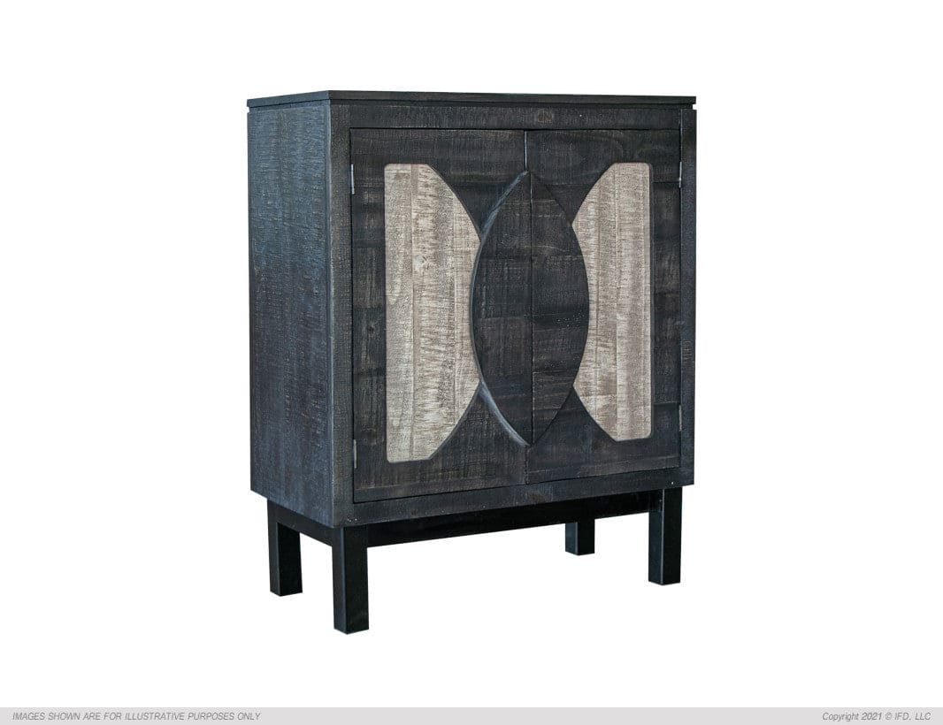 2 Doors, Buffet w/ Black finish