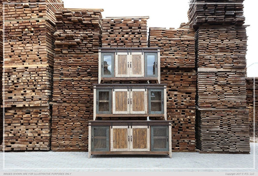 80" TV Stand w/2 Glass doors w/1 middle shelf, 2 Sliding doors, w/2 shelves